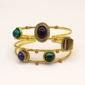 Black ONYX, Tiger EYE and Malachite