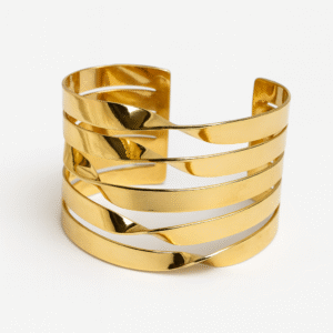 Twist Of Gold Cuff
